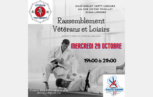 Entrainement judo Vétérans et judo loisir
